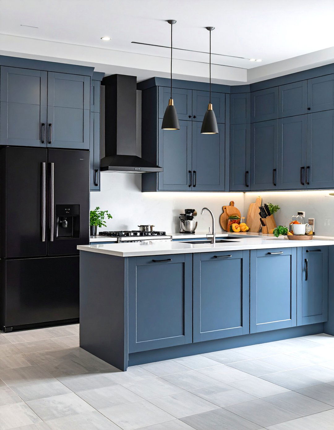Cool Gray Cabinets with Black Appliances - 24 What Color Cabinets Go With Black Appliances
