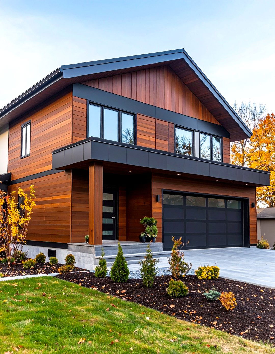 Copper Brown Metallic Exterior Finish - 24 Brown Exterior House Colors