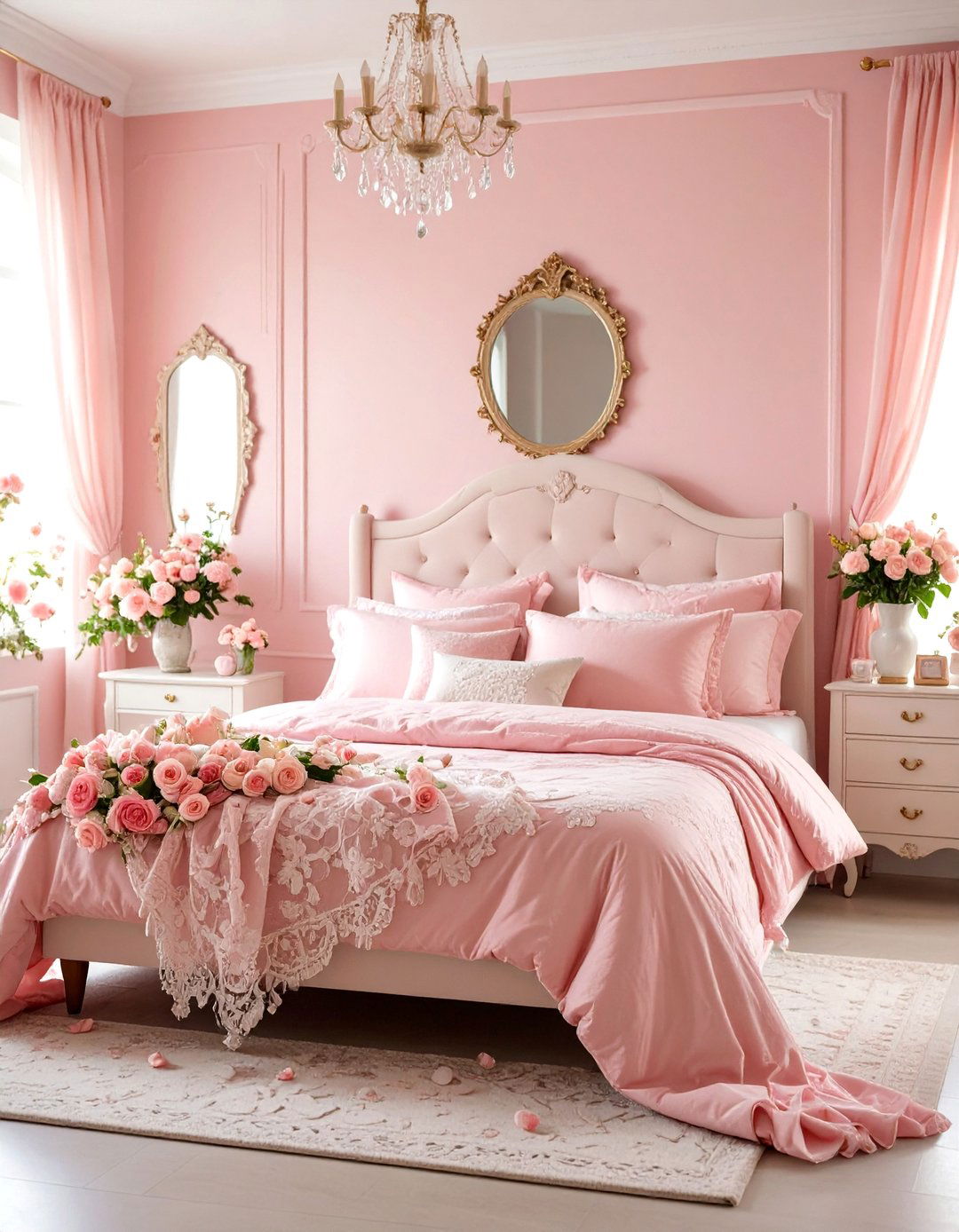 Coquette Soft Feminine Teen Girl Bedroom - 24 Teen Girl Bedroom Ideas