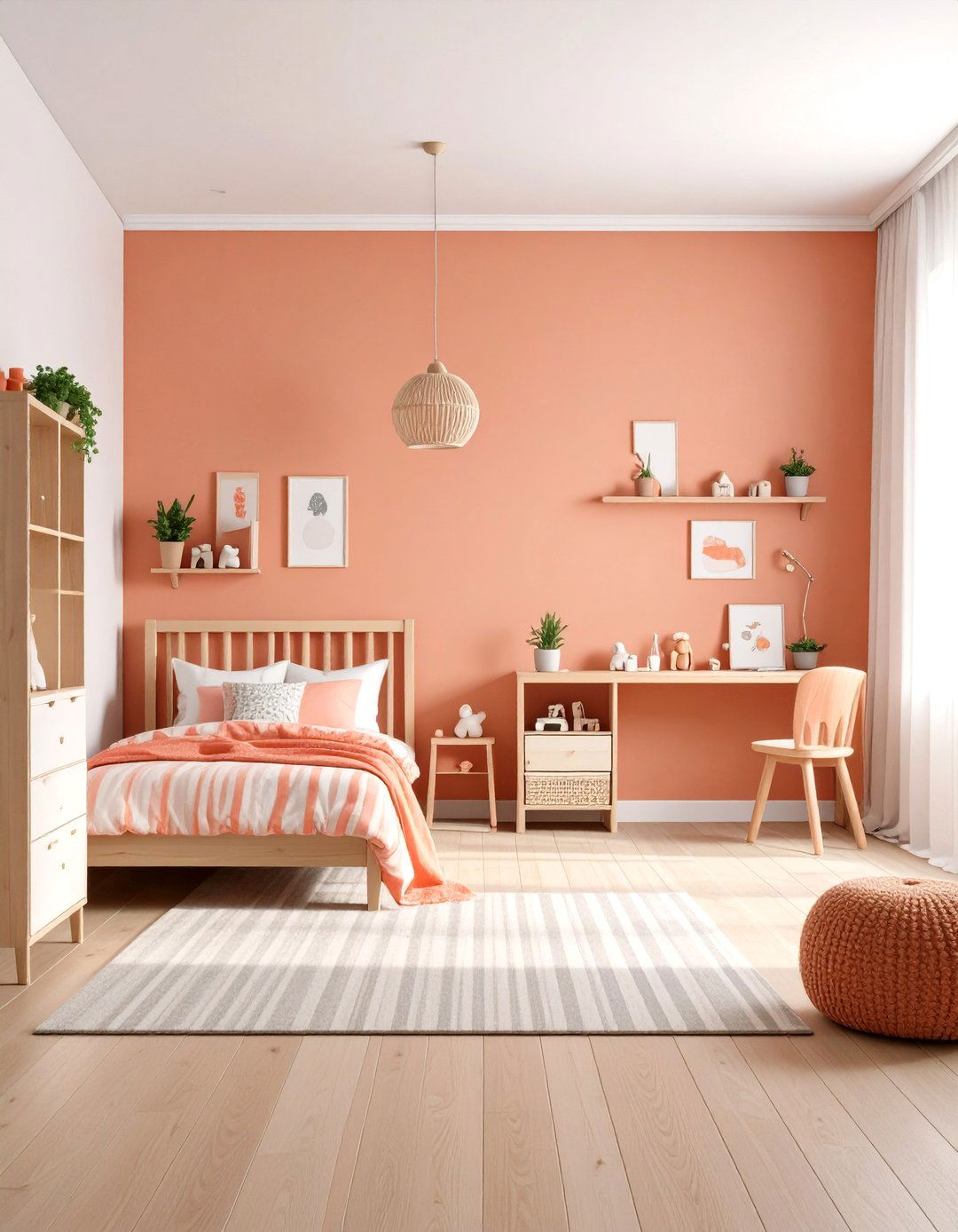 Coral Kids Bedroom - 24 Coral Bedroom Ideas