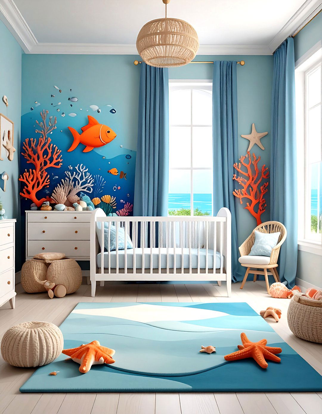 Coral Reef Ocean Adventure - 24 Baby Girl Nursery Ideas