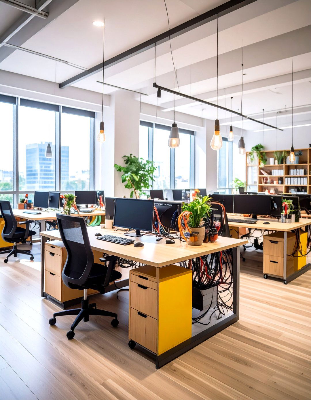 Cord Management Storage Systems - 24 Office Storage Ideas