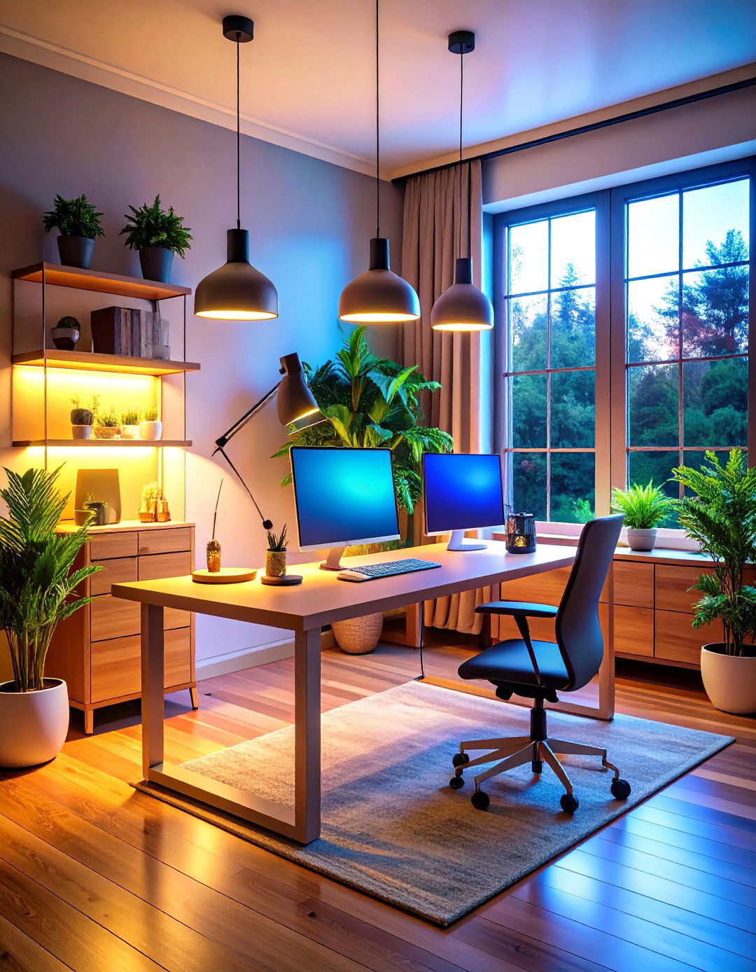 Cordless Battery Powered Lighting Solutions - 24 Home Office Lighting Ideas