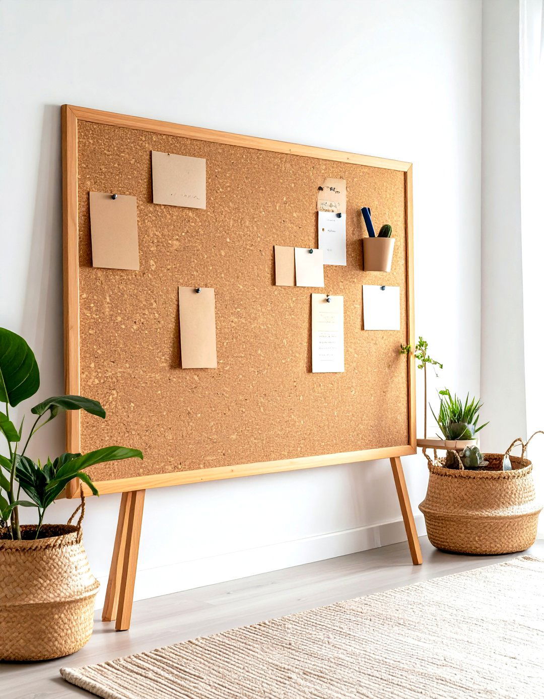 Cork Board Message Center - 24 Command Center Ideas