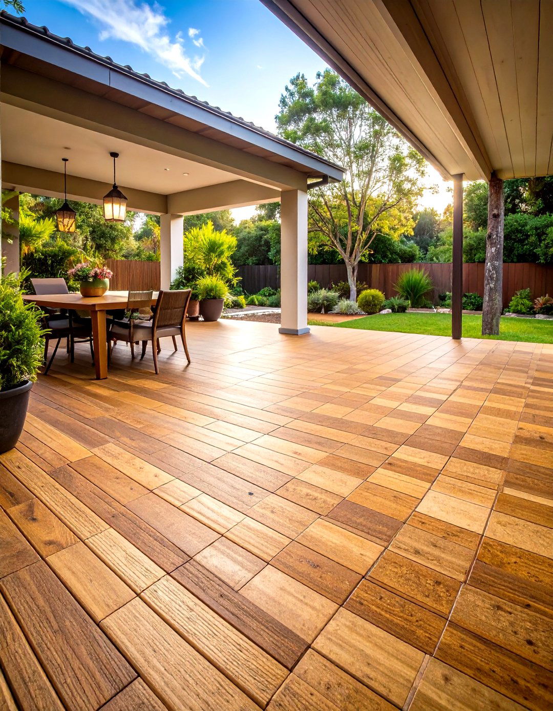 Cork Deck Tile Flooring - 24 Deck Flooring Ideas