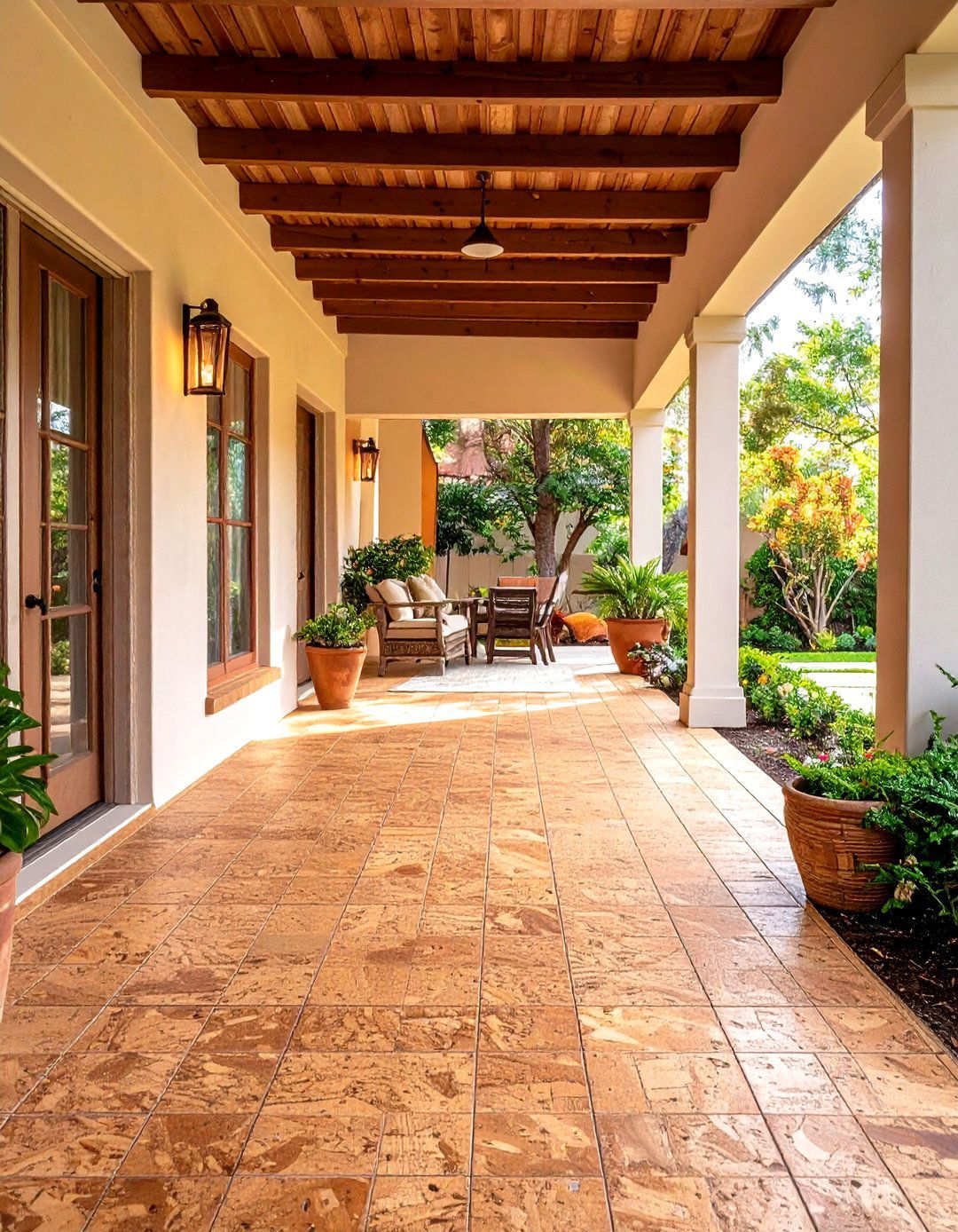 Cork Flooring Porch Applications - 24 Porch Flooring Options