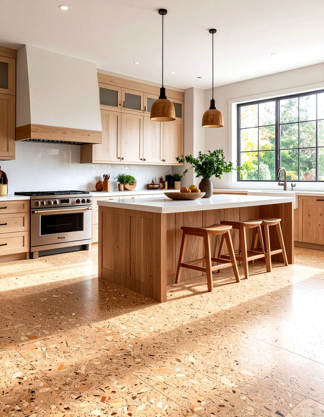 Cork Kitchen Flooring - 24 Earthy Kitchen Ideas