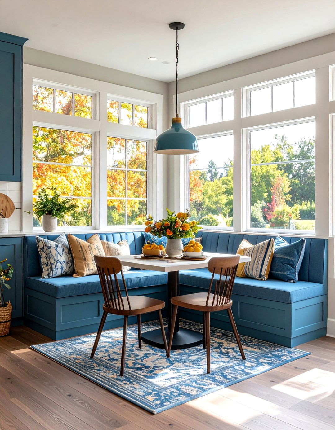 Corner Banquette Breakfast Nook - 24 Kitchen Island Ideas With Seating