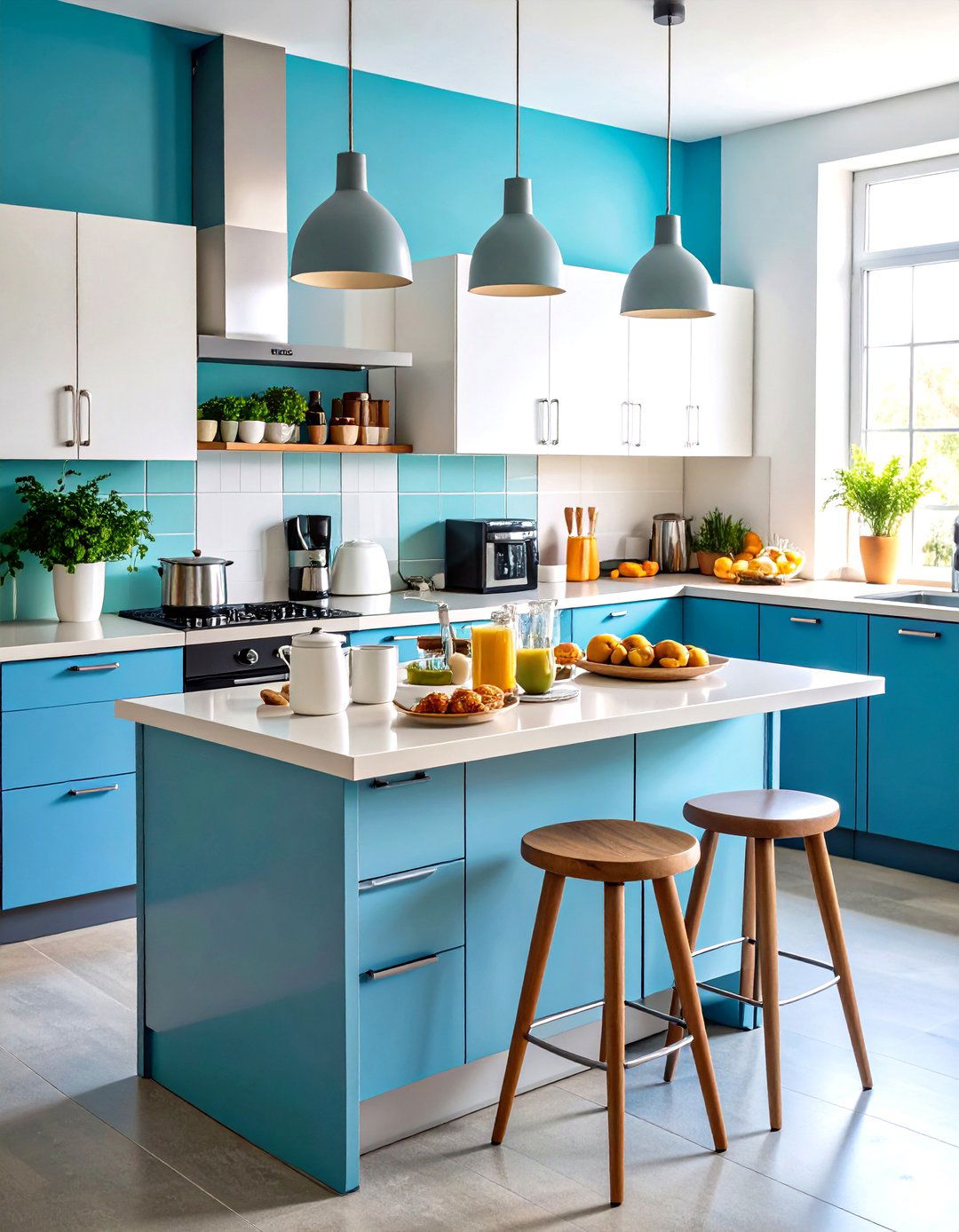 Corner Breakfast Station Setup - 24 Corner Pantry Ideas