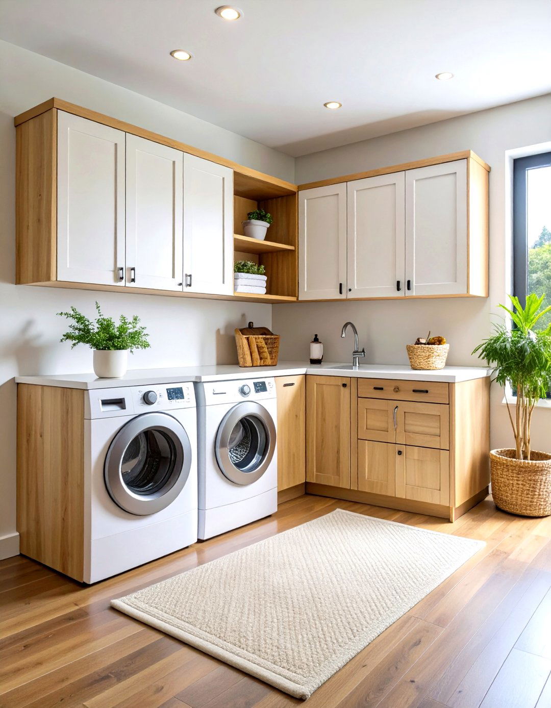 Corner Cabinet Maximization Solutions - 24 Laundry Room Cabinet Ideas