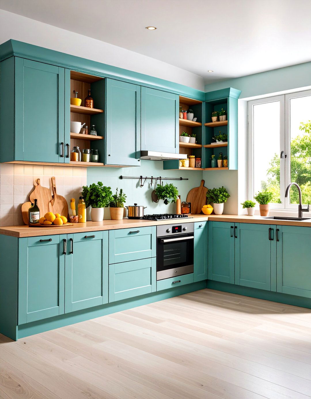 Corner Cabinet with Swing Out Door Storage - 24 Blind Corner Kitchen Cabinet Ideas