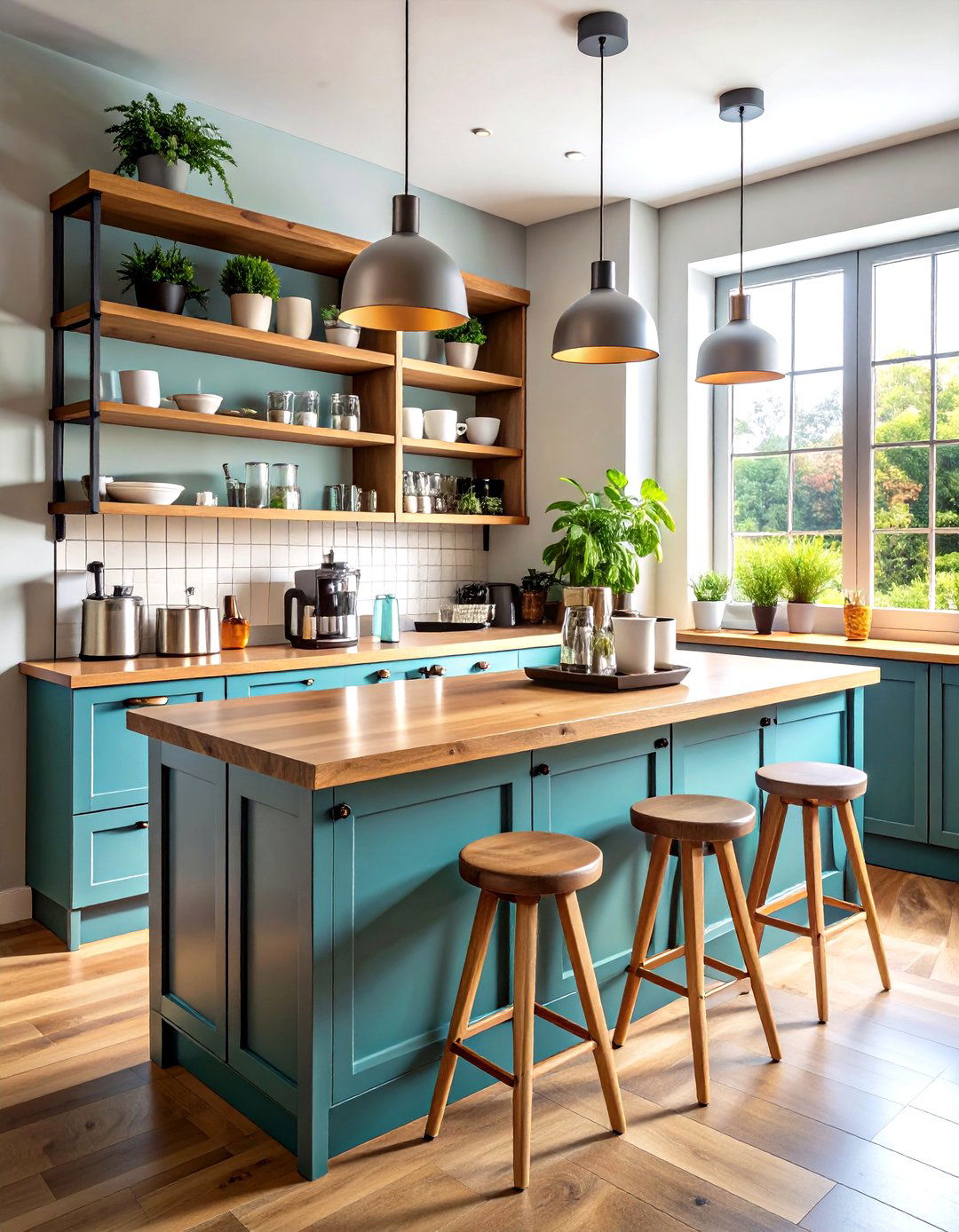 Corner Coffee and Beverage Bar - 24 Kitchen Corner Ideas