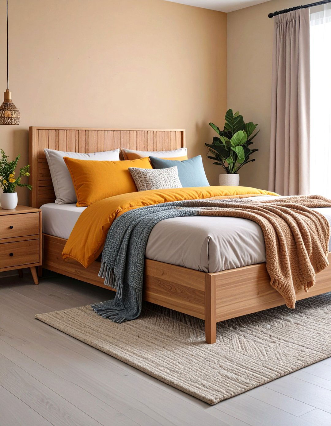 Corner Daybed with Throw Pillows - 24 Bedroom Corner Ideas