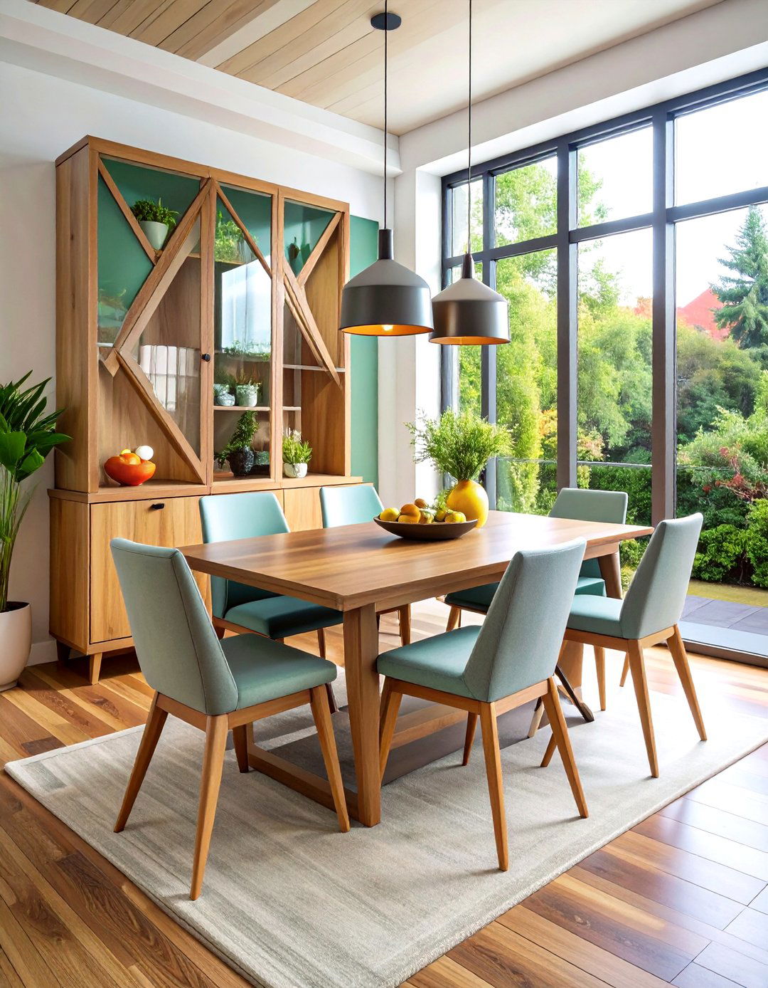 Corner Dining Room Hutch for Small Spaces - 24 Dining Room Hutch Ideas