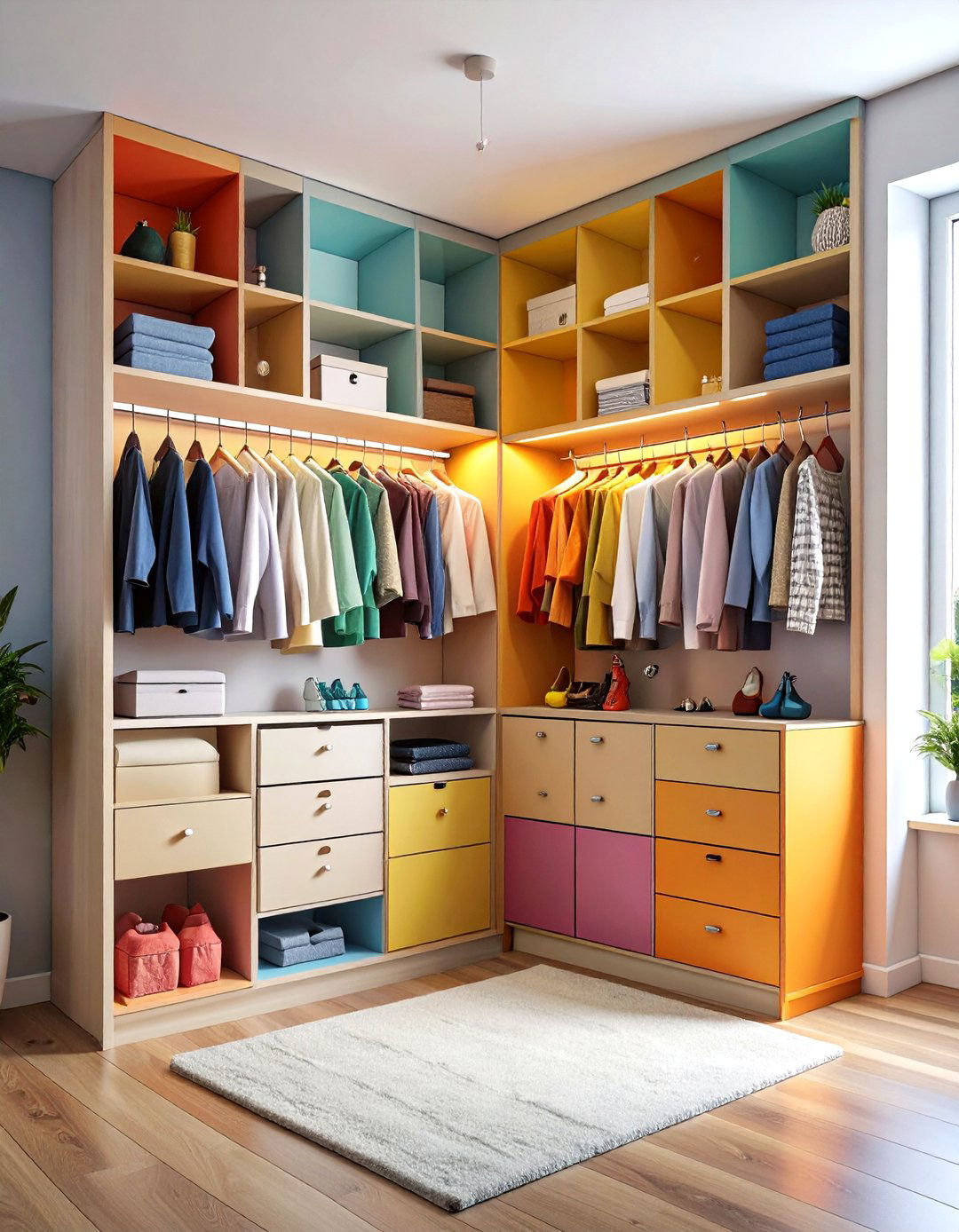 Corner Dressing Nook Setup - 24 Dressing Room Ideas