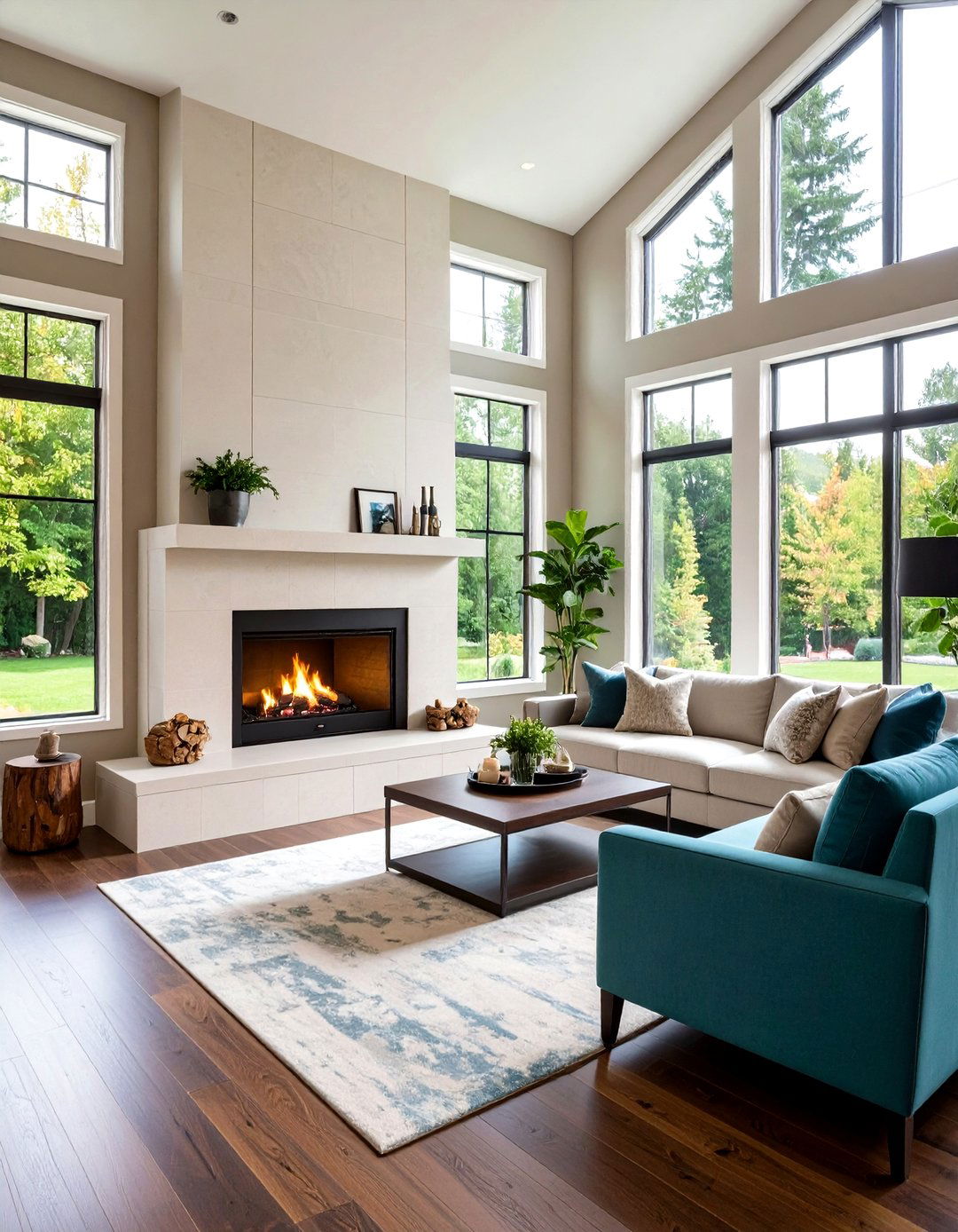 Corner Fireplace Configurations - 24 Fireplace Wall Ideas