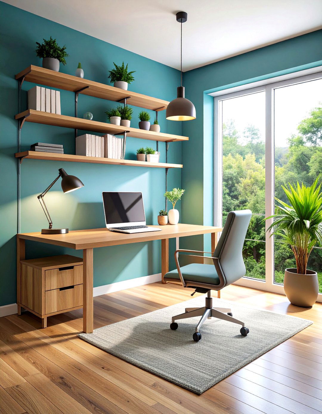 Corner Home Office - 24 Living Room Corner Ideas