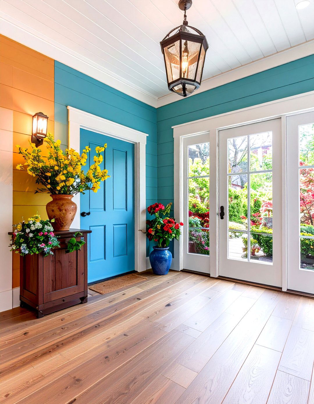 Corner Installation Shiplap Design - 24 Shiplap Wall Entryway Ideas