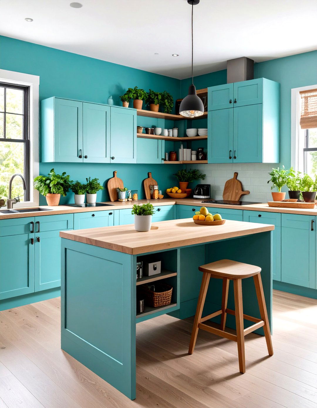 Corner Kitchen Desk and Command Center - 24 Kitchen Corner Ideas