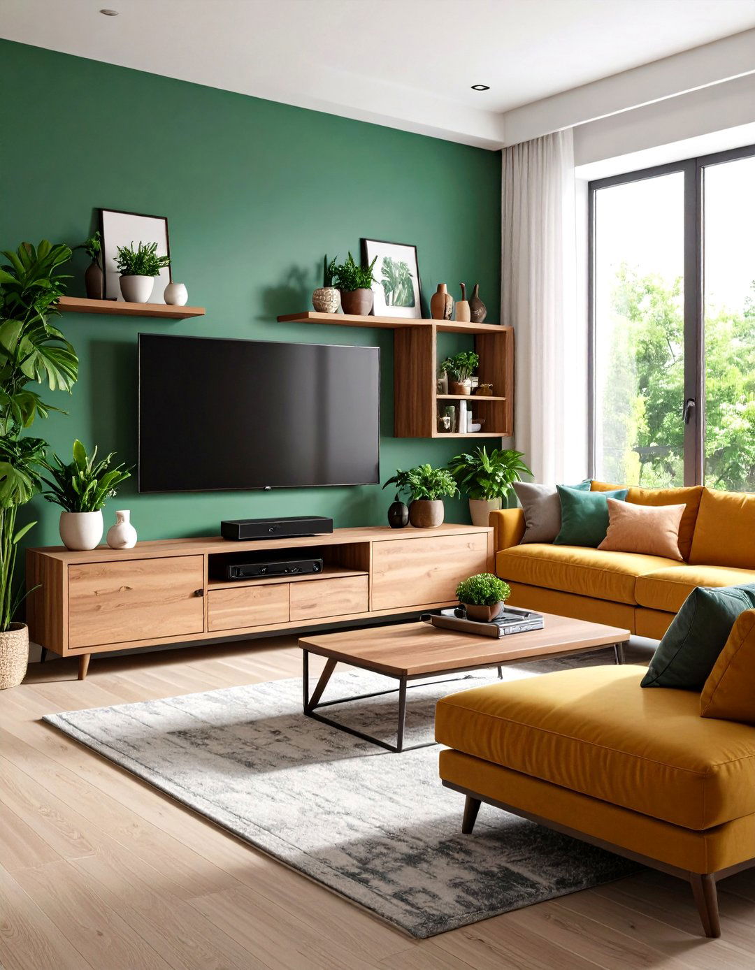 Corner Media Entertainment Center - 24 Corner Decoration Ideas