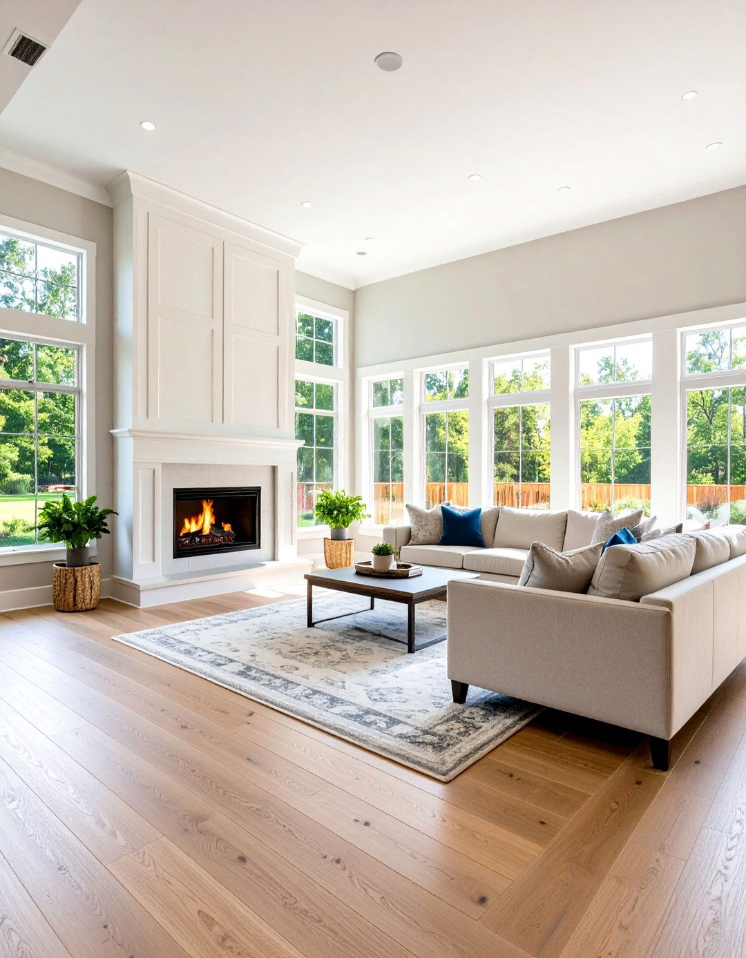 Corner Peninsula Room Separator Design - 24 Corner Gas Fireplace Ideas