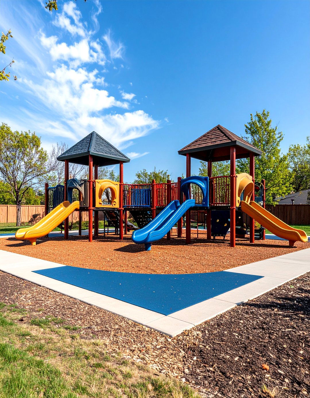 Corner Playground and Family Zone - 24 Corner Patio Ideas