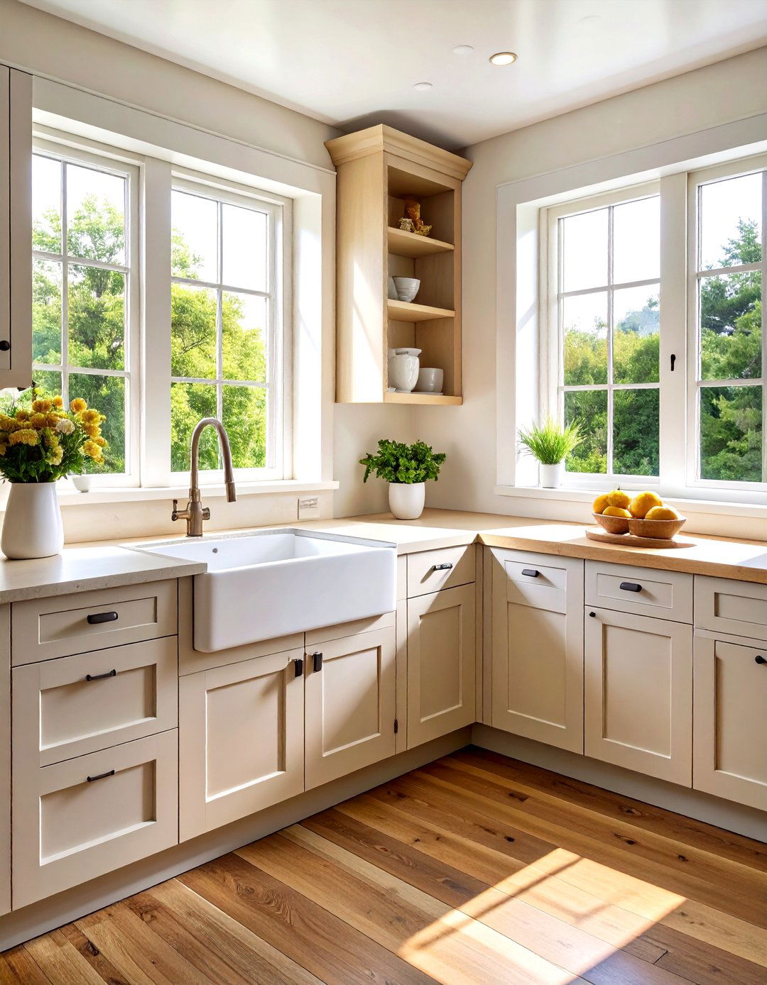 Corner Sink Cabinet Configuration - 24 Corner Cabinet Ideas