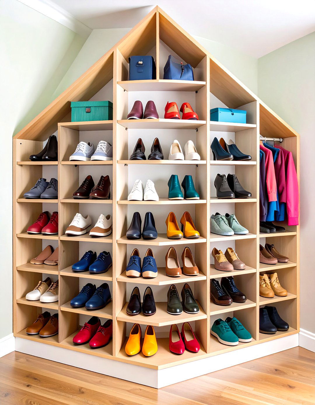 Corner Storage Maximization - 24 Small Closet Storage Ideas