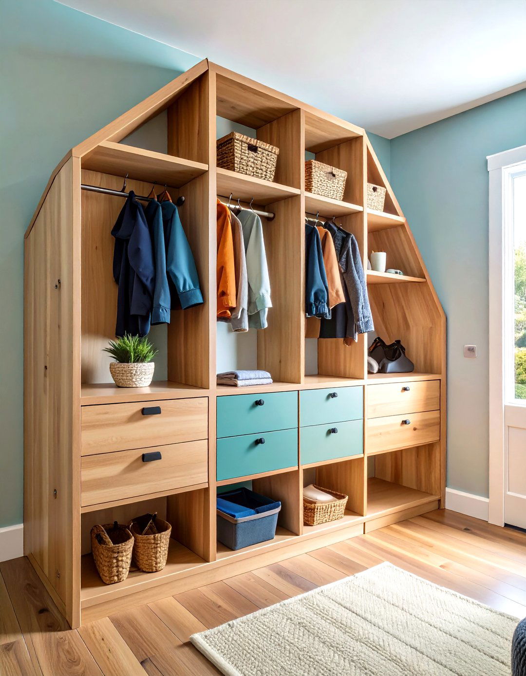 Corner Storage Solutions - 24 Mudroom Storage Ideas