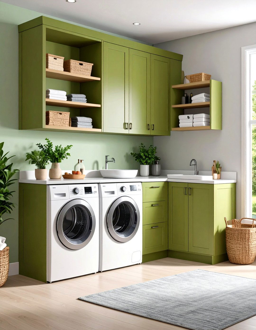 Corner Utilization Layout - 24 Small Utility Room Ideas