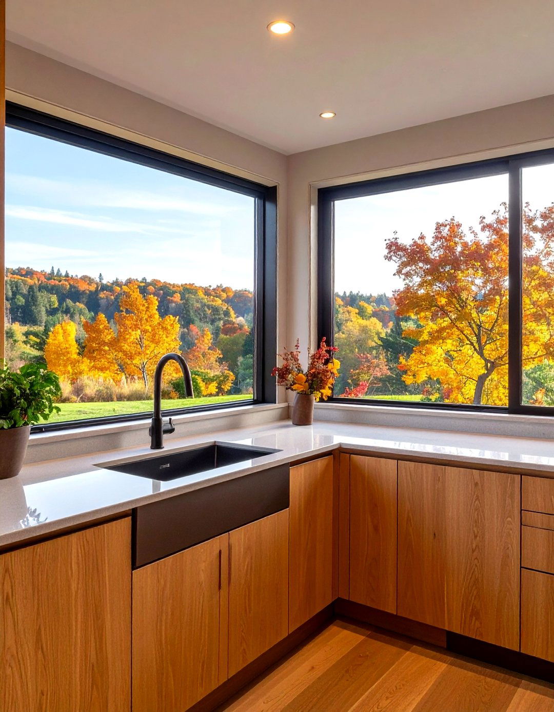Corner Window Configuration - 24 Kitchen Window Ideas Over Sink