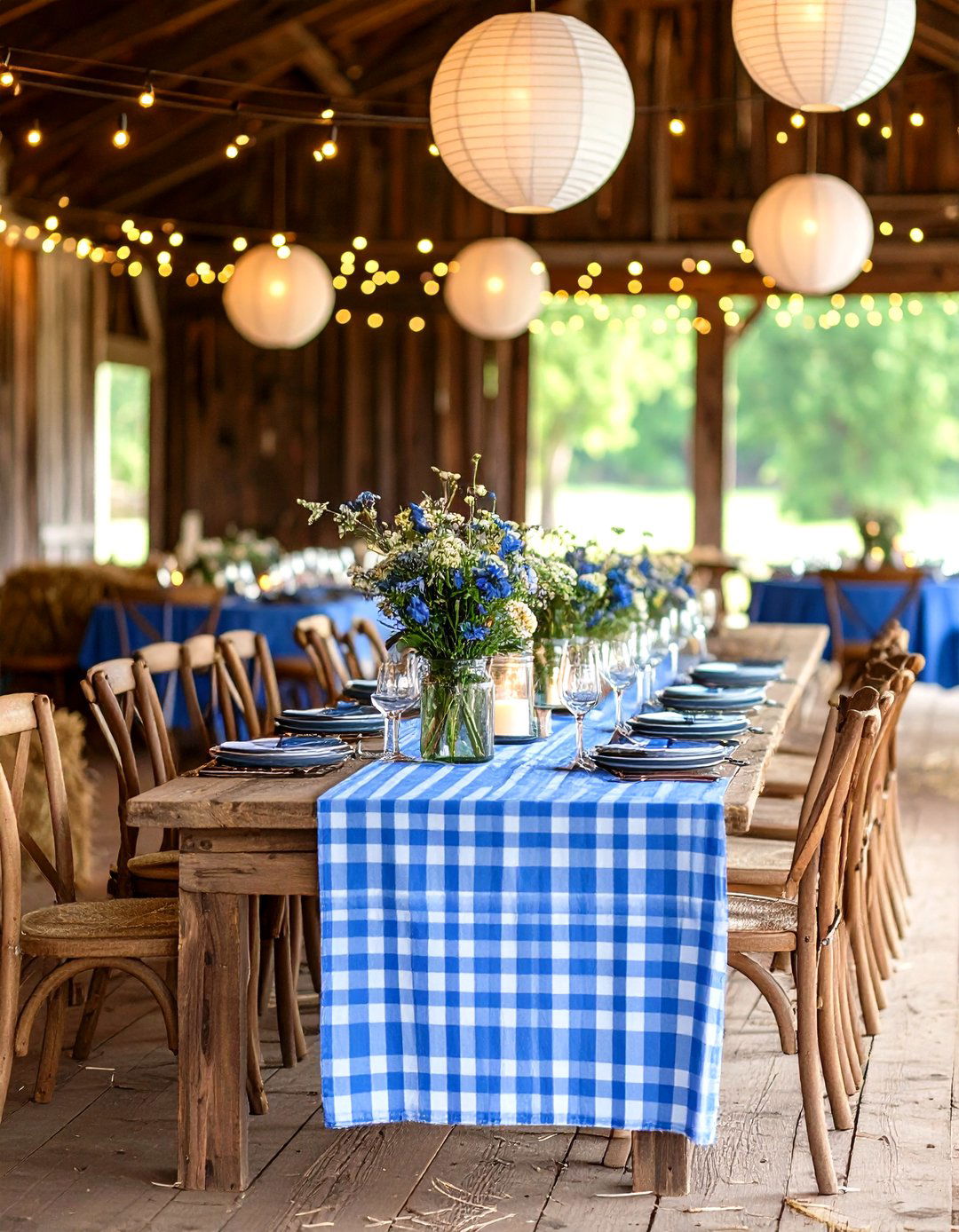 Cornflower Blue Country Wedding Theme - 24 Blue Wedding Theme Ideas