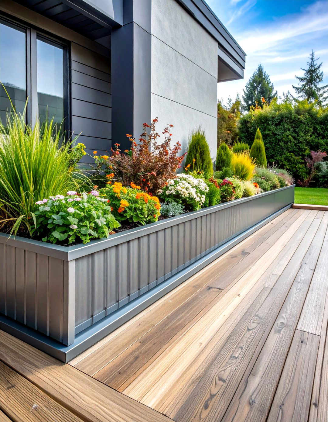 Corrugated Metal Design - 24 Deck Skirting Ideas