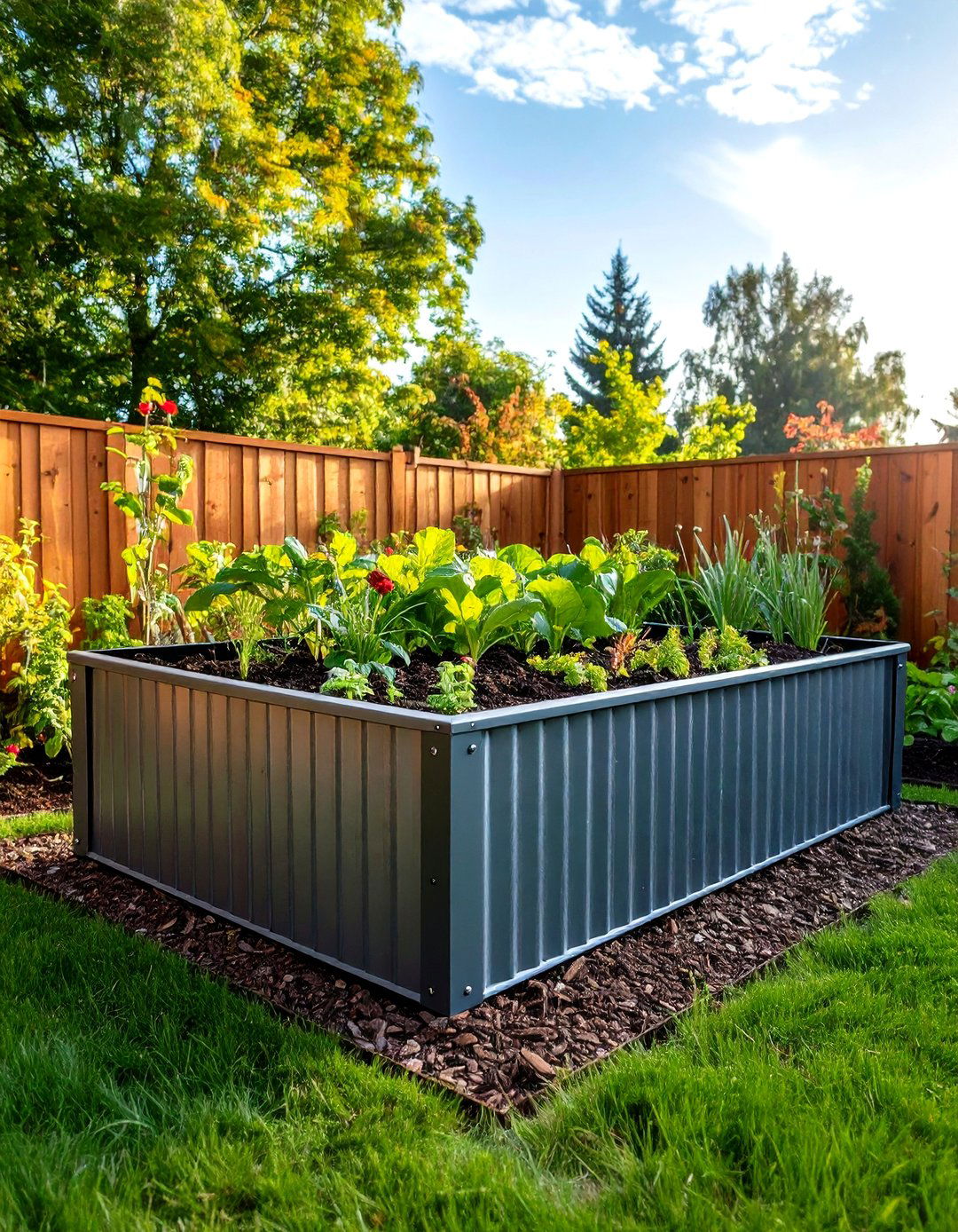 Corrugated Metal Garden Beds - 24 Raised Garden Bed Ideas
