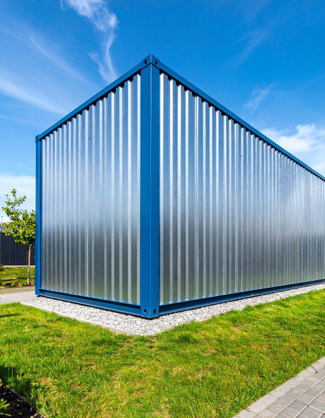 Corrugated Metal Screening Panels - 24 Outdoor Privacy Screen Ideas