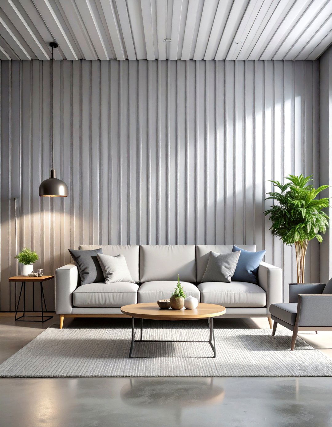 Corrugated Metal Wall Panels - 24 Industrial Decor Ideas