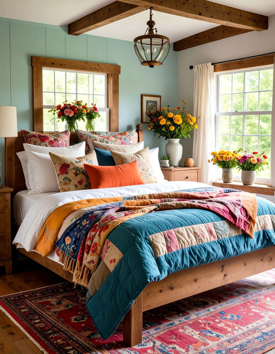 Cottage Core Quilt Collection - 24 Vintage Bedroom Ideas