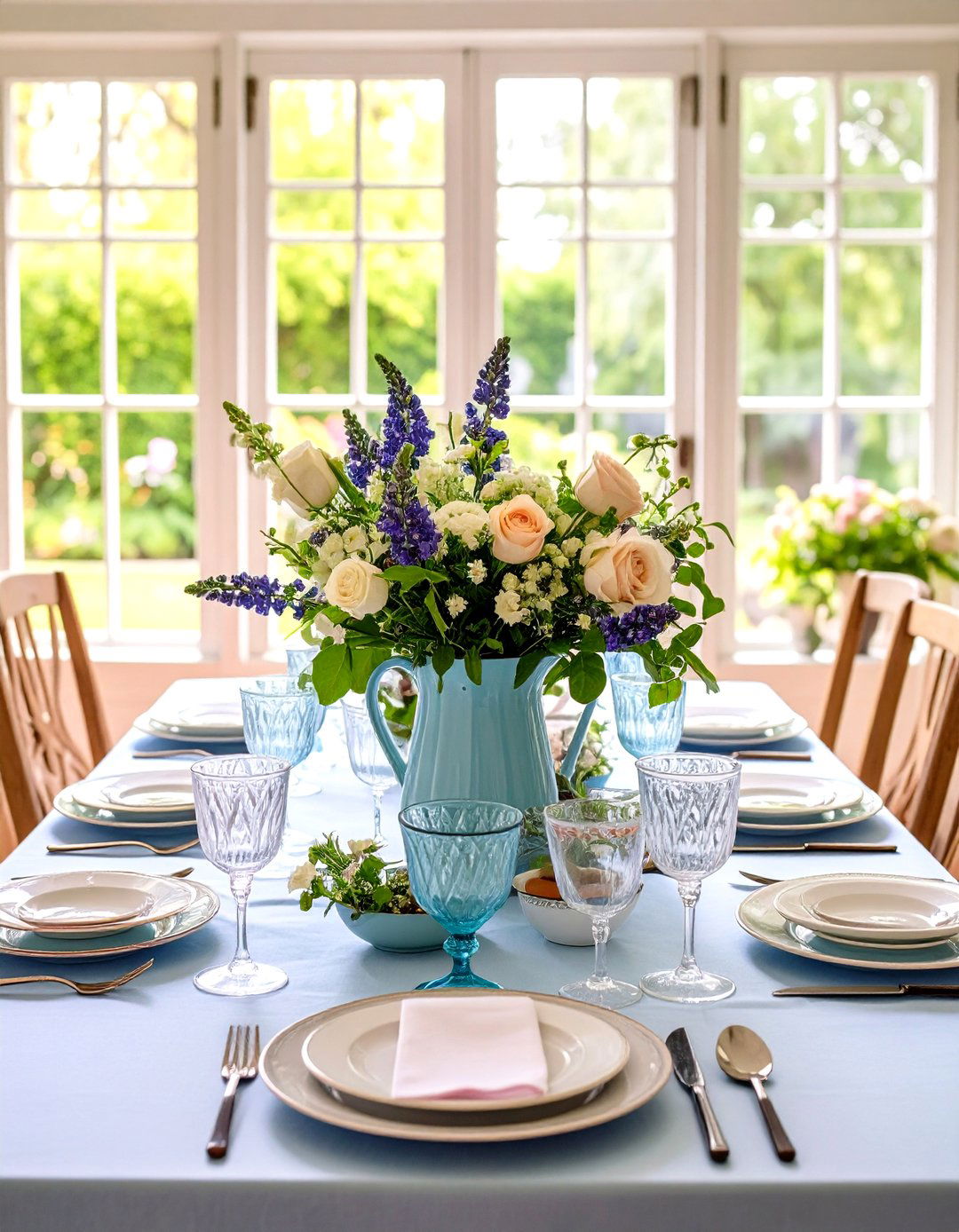 Cottage Garden Centerpiece Arrangements - 24 cottage dining room ideas