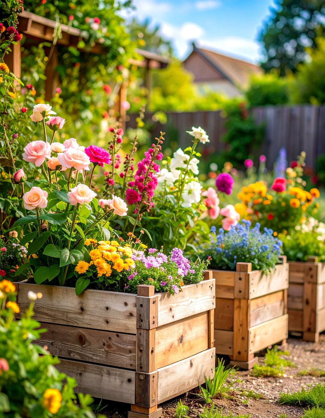 Cottage Garden Container Groupings - 24 Container Garden Ideas