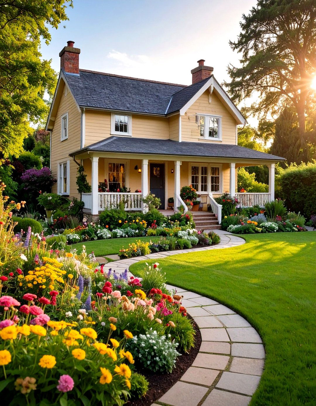 Cottage Garden Landscaping - 24 modern cottage house exterior ideas
