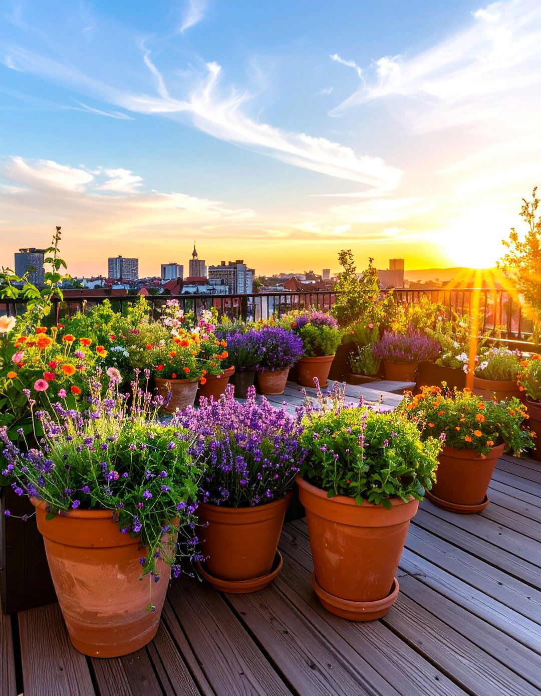 Cottage Garden Romance - 24 Rooftop Garden Ideas