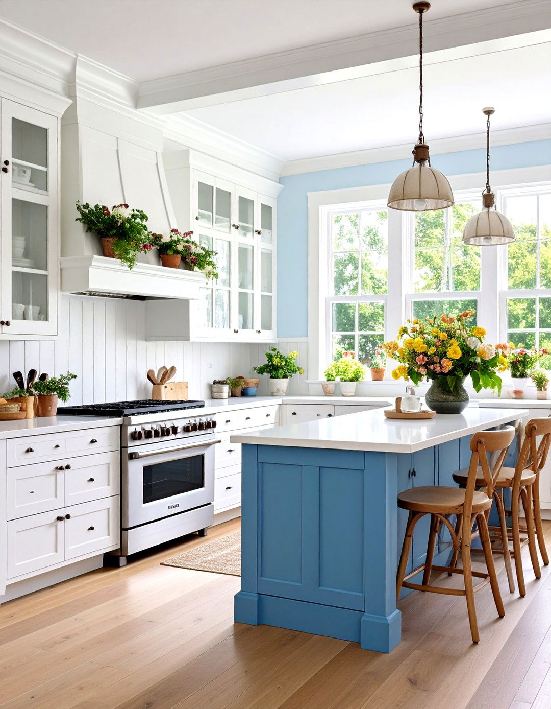 Cottage Kitchen Beadboard - 24 Cottage Decorating Ideas