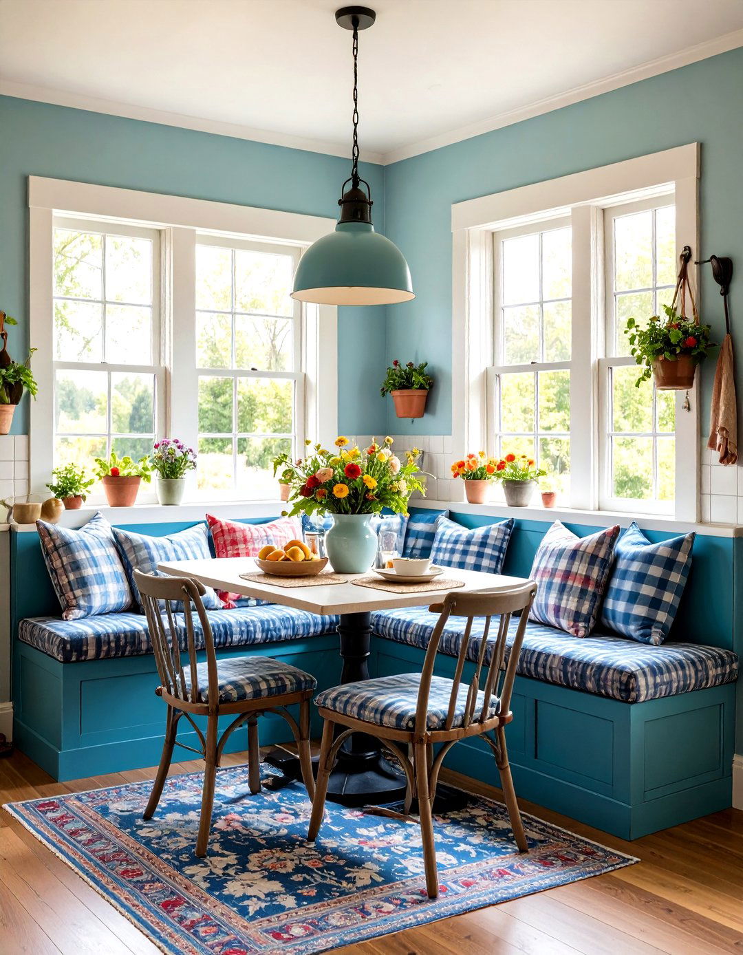 Cottage Kitchen Breakfast Nooks - 24 Cottage Decorating Ideas