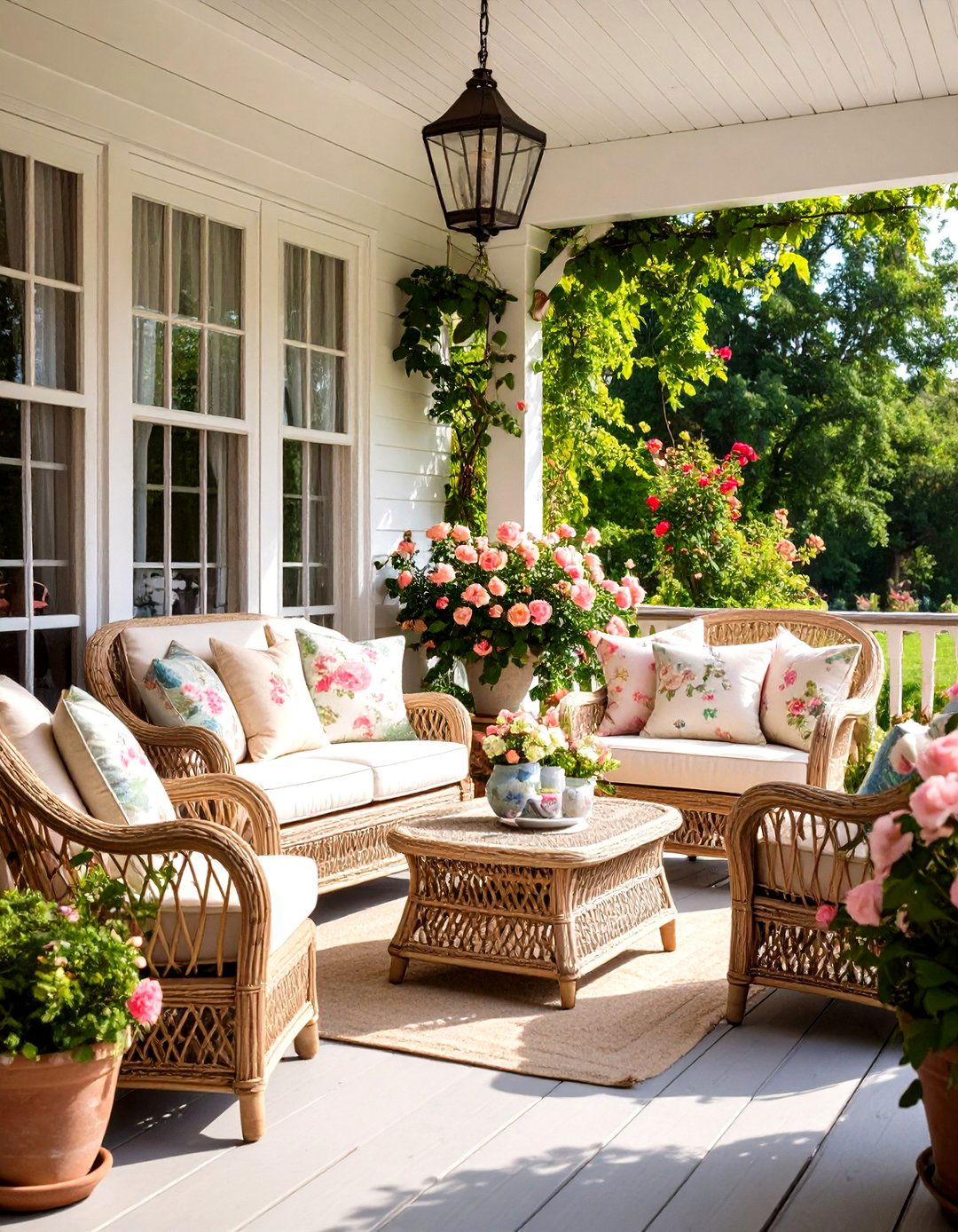 Cottage Style Farmhouse Porch - 24 Farmhouse Porch Ideas