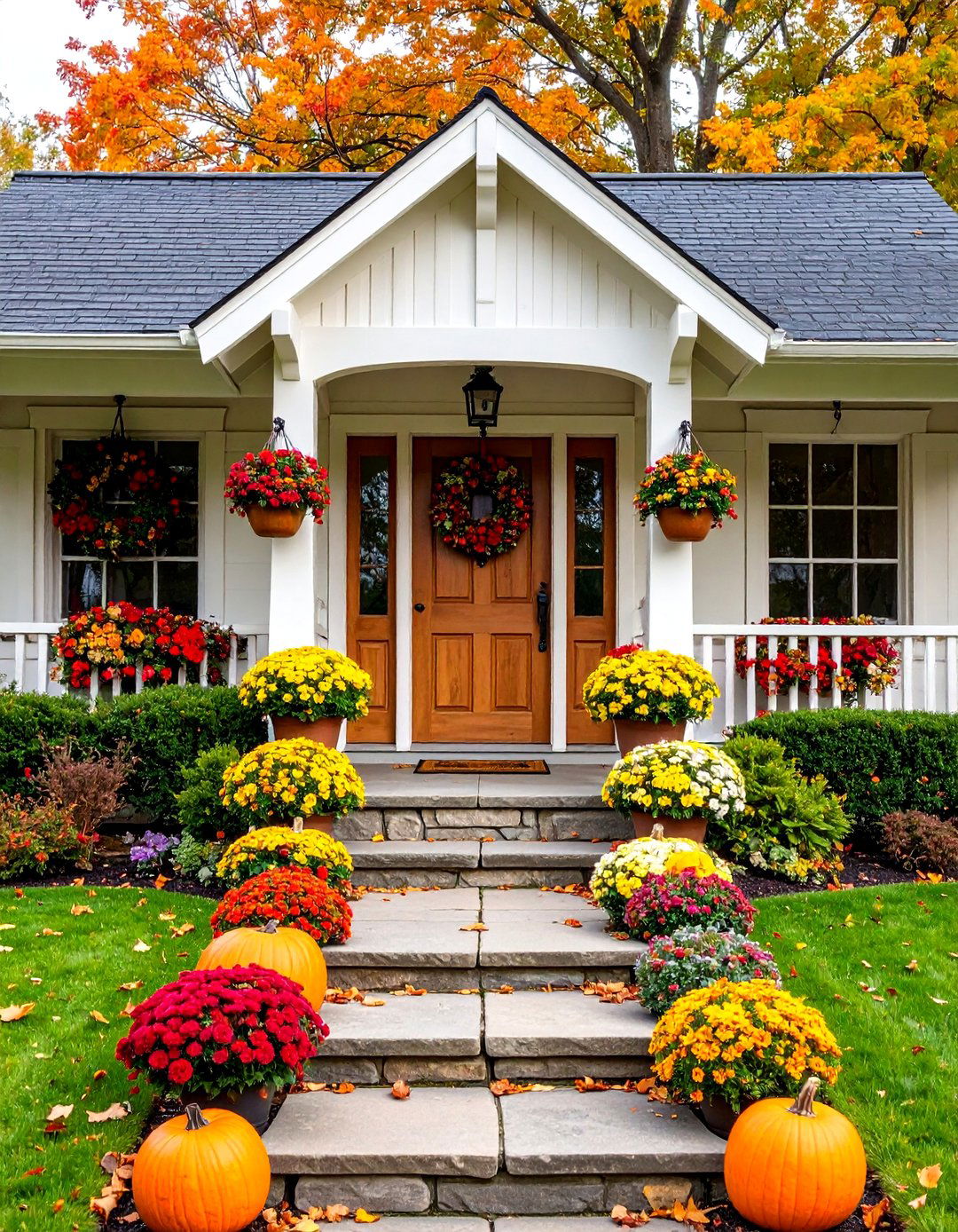 Cottage with Dutch Door Entry