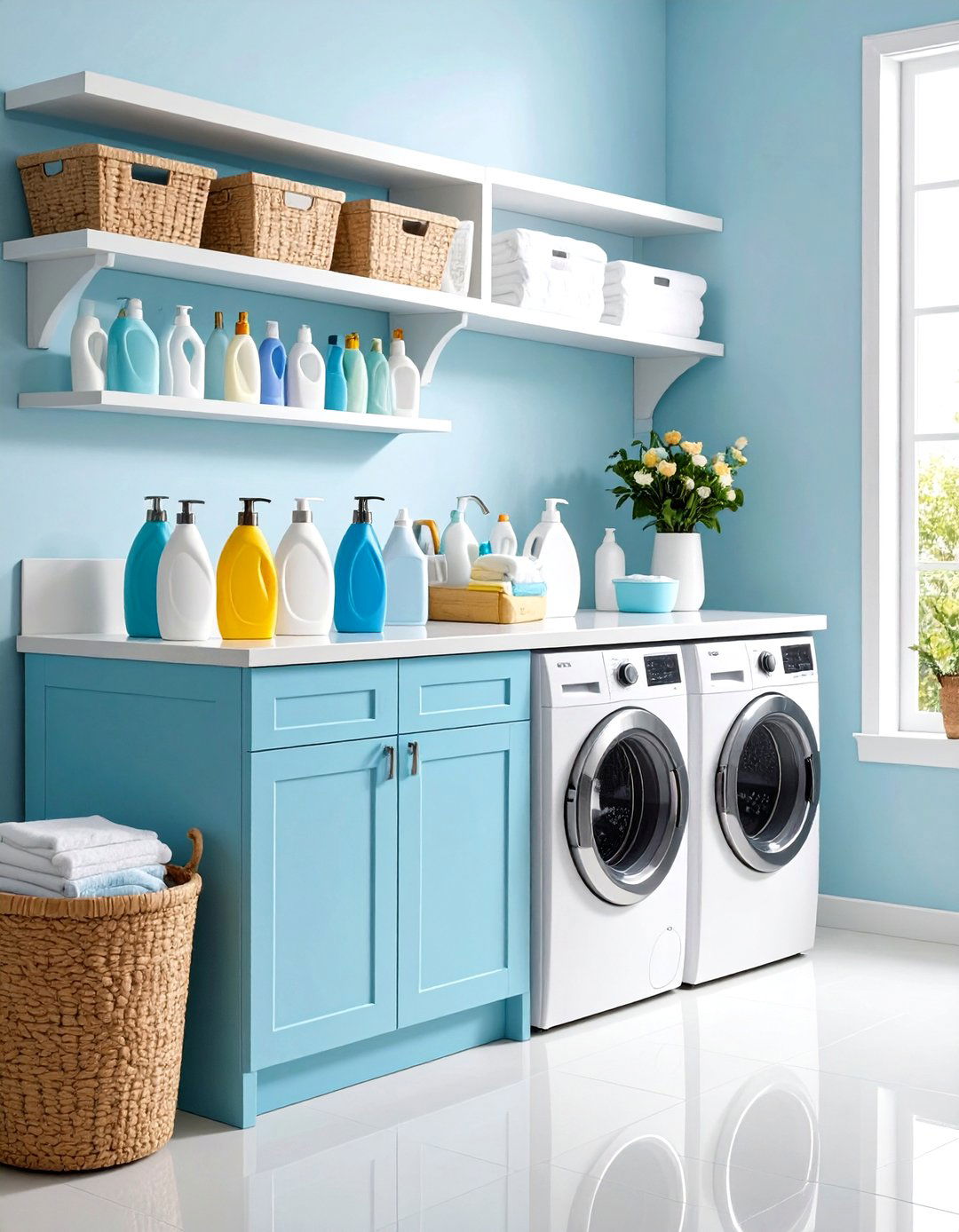 Countertop Dispenser Station - 24 Laundry Detergent Storage Ideas