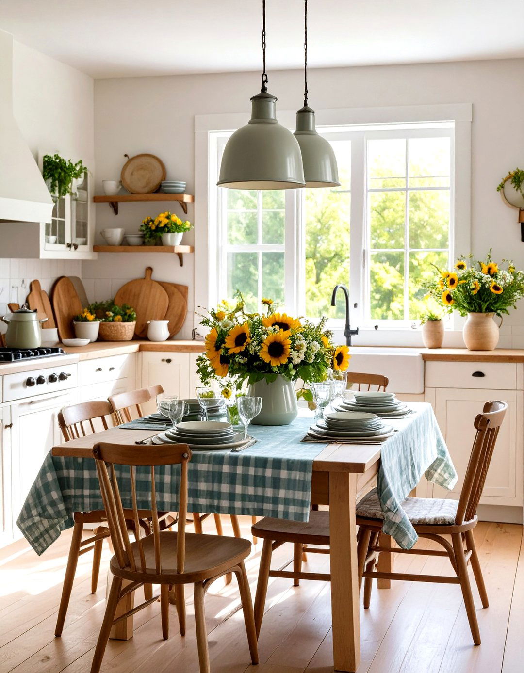 Country Cottage Tablescape - 24 Tablescape Ideas