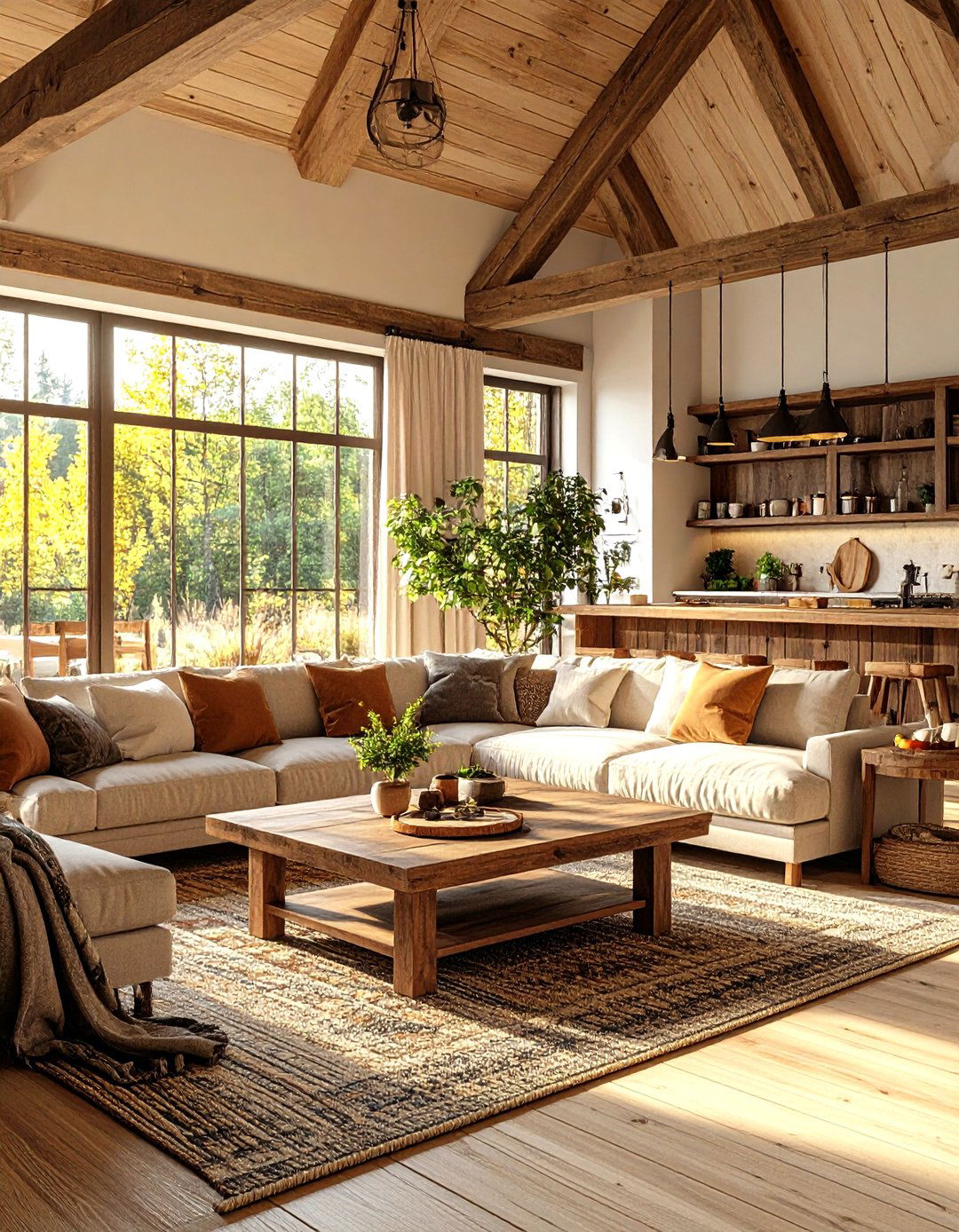 Country Entertainers Haven - 24 Country Living Room Ideas