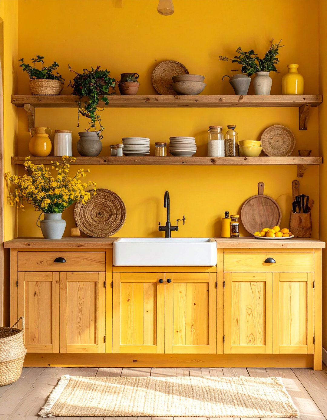 Country Kitchen Warmth - 24 1990s Interior Design Ideas
