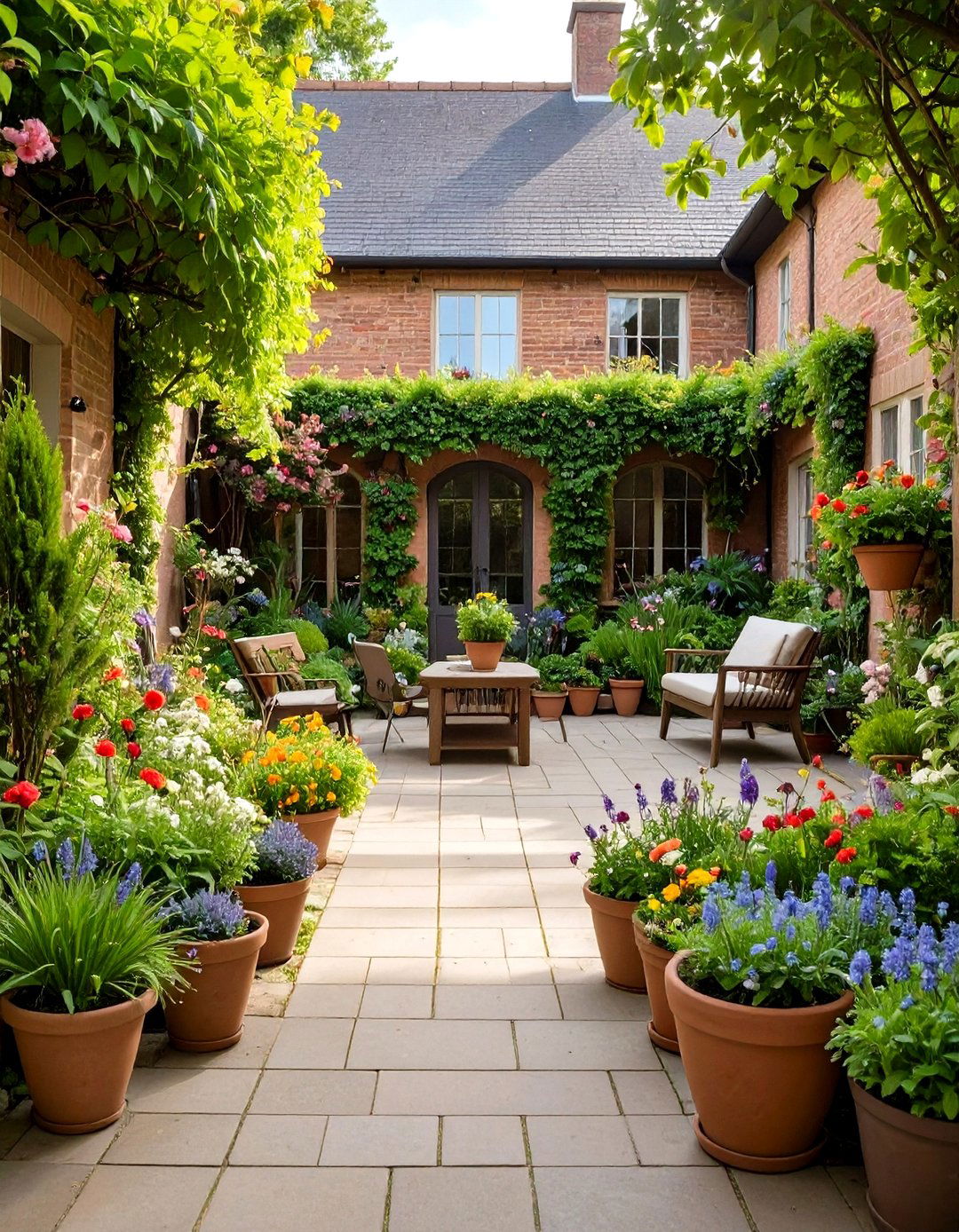 Courtyard Garden Style - 24 English Garden Ideas